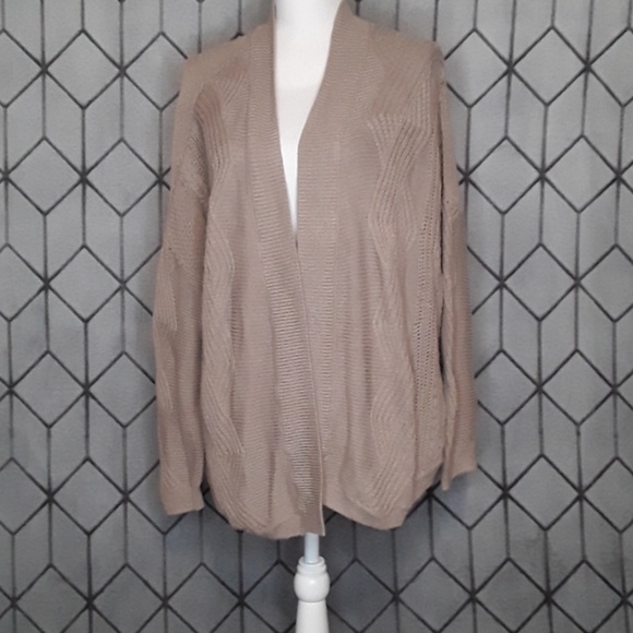 Universal Thread Sweaters - Universal Thread Light Brown Cardigan